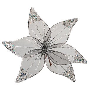 Изкуствено цвете с брокат – изображение-1