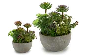 Изкуствено цвете в кашпа 23 см – изображение-1