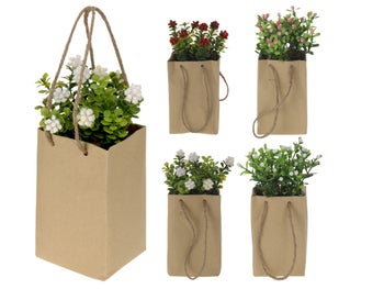 Изкуствено цвете в хартиена торбичка – изображение-1