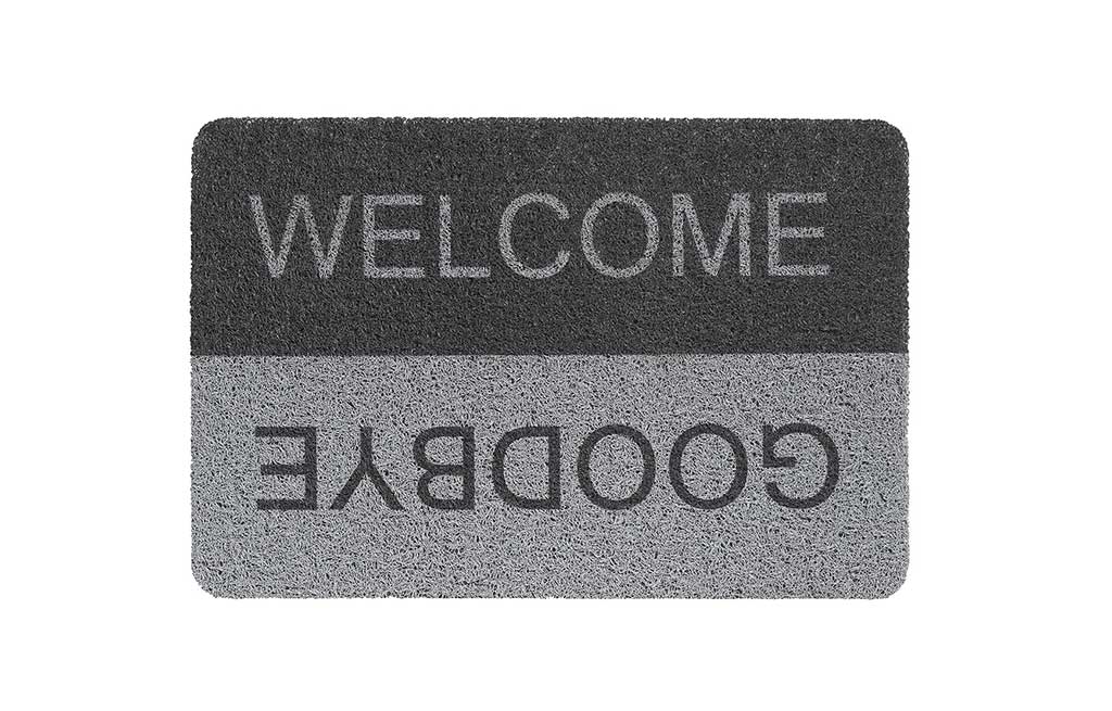 Изтривалка Welcome Goodbye Кърли Принт – изображение-1