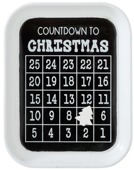 Kalendarz adwentowy Countdown 32x41 cm czarno-biały z ekspozycji – grafika-1.