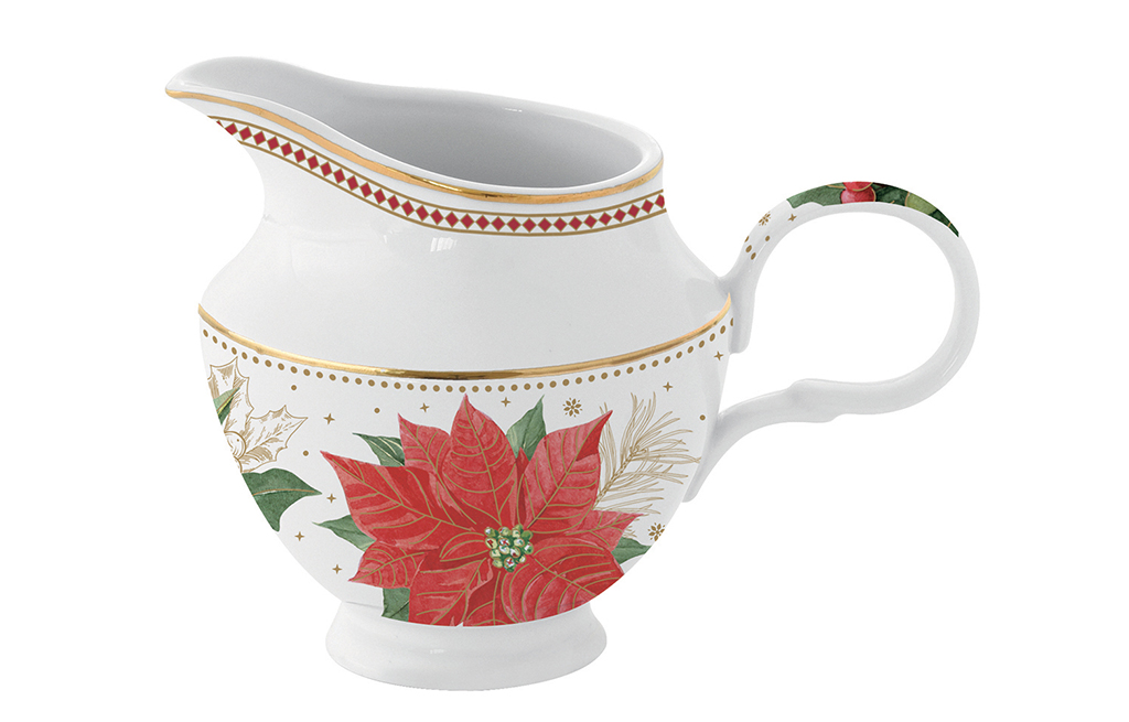 Каничка за мляко POINSETTIA & BERRIES – изображение-1