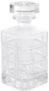 Karafka szklana transparentna 9x23 cm – obraz-1
