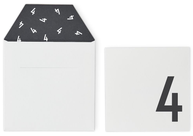 Kartka urodzinowa Happy Birthday 4 biała – obraz-1