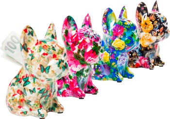 Alcancía Dog Fiore 12cm varios – Imagen-1.