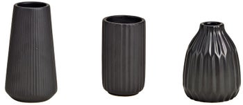 Керамична черна ваза – изображение-1