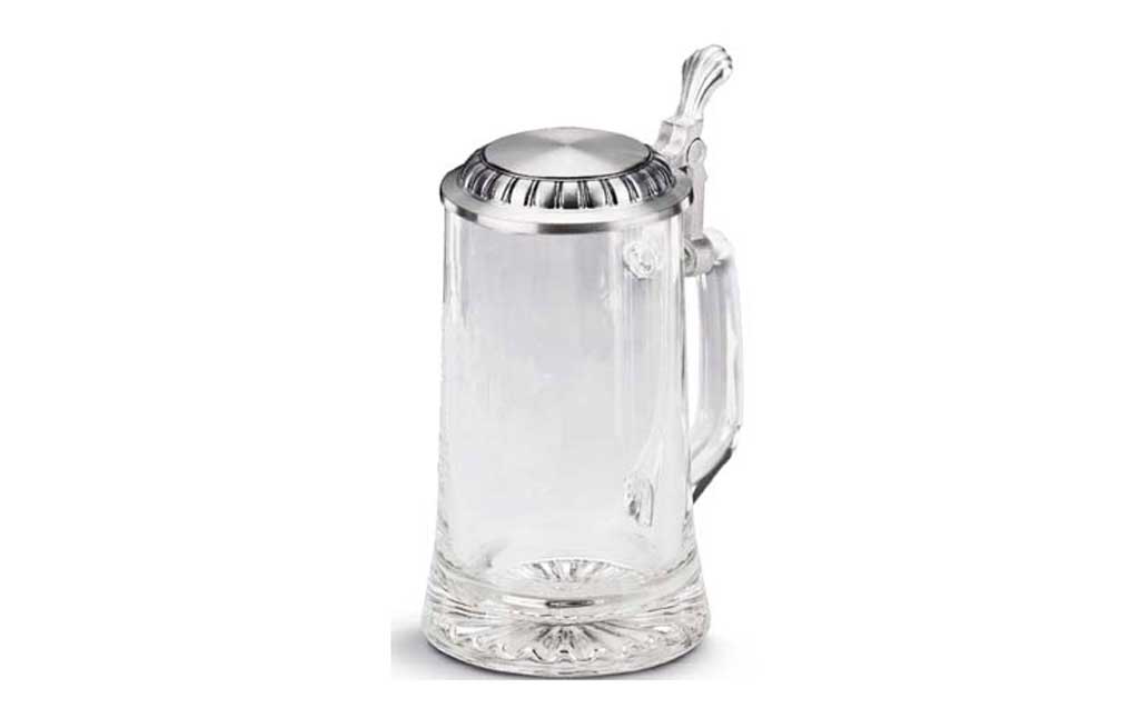 Халба за бира с калаено капаче Hopfen and Malz – изображение-1