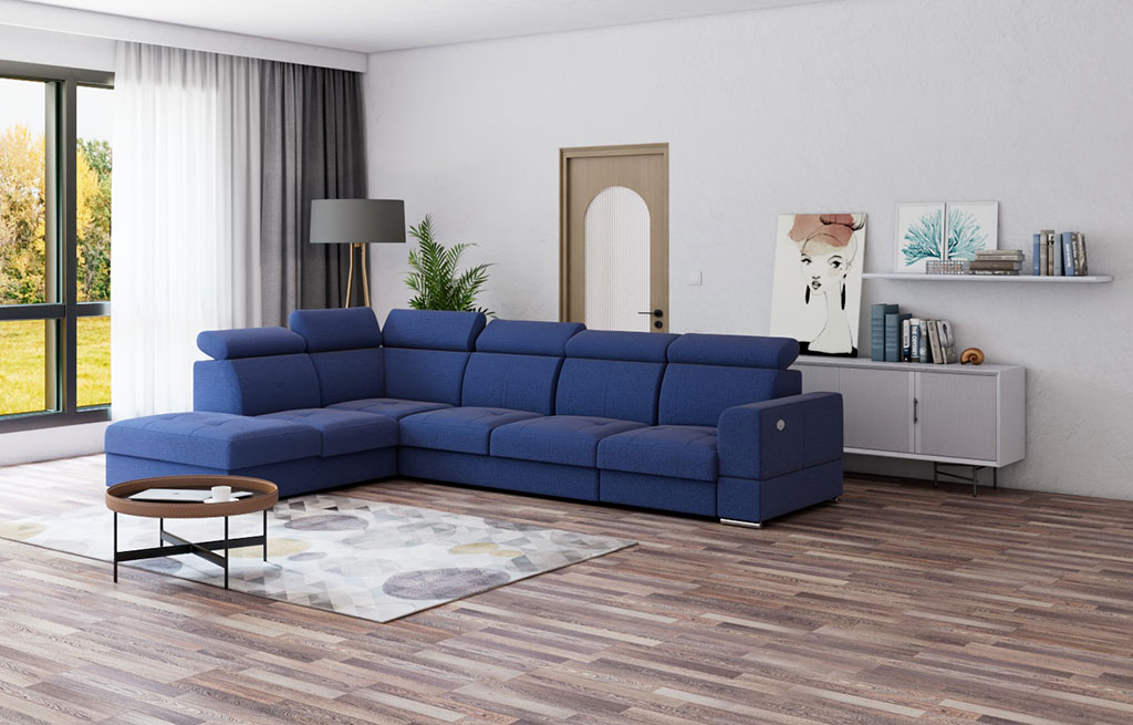 Холна гарнитура Brisel с релакс - лява – изображение-1