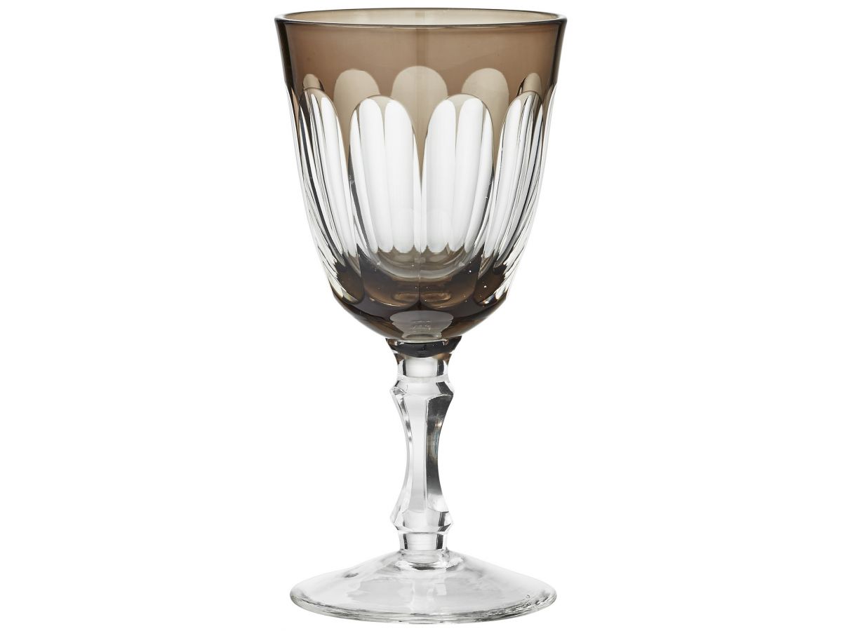 Kieliszek do białego wina Esther Ø8x15 transparentny przydymiony – obraz-1