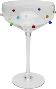 Cocktail Glass Party Dots 19cm – bilde-1.