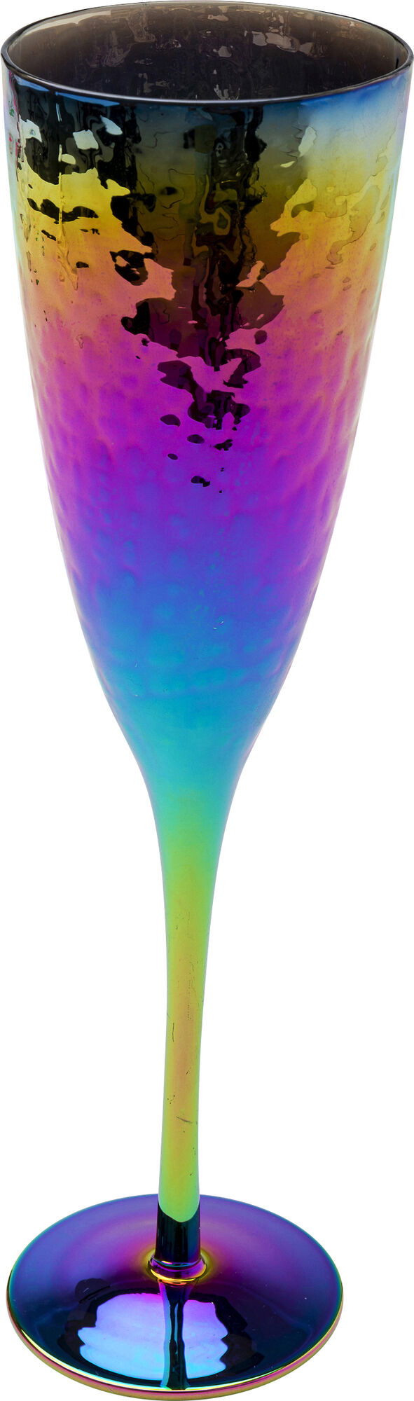Kieliszek do szampana Rainbow Ø7x26 cm kolorowy – obraz-1