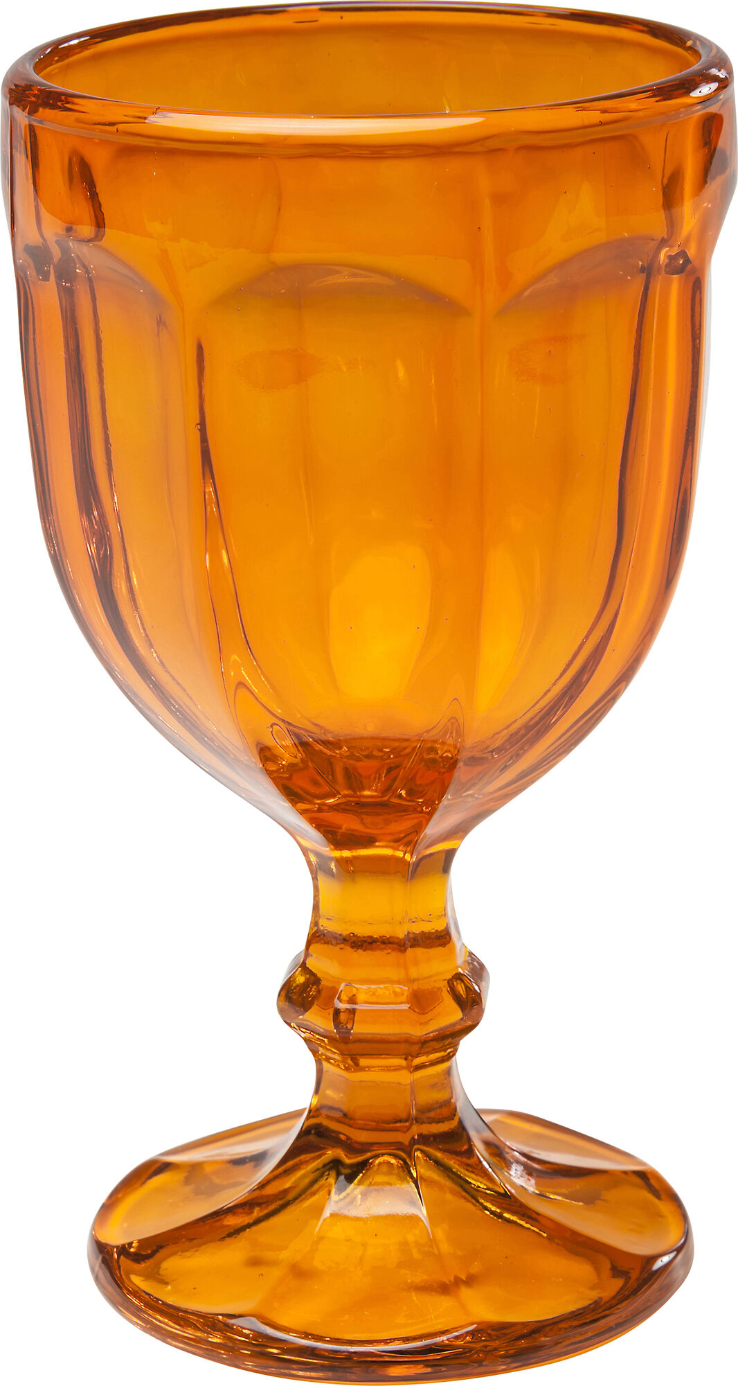 Kieliszek do wina Goblet Ø9x16 cm pomarańczowy – obraz-1