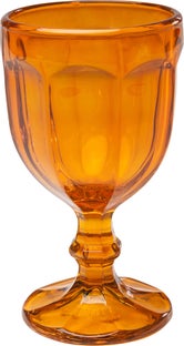 Kieliszek do wina Goblet Ø9x16 cm pomarańczowy – obraz-1