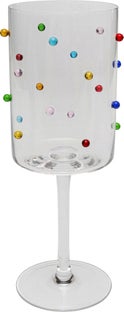 Vinglass Party Dots 23cm – bilde-1.
