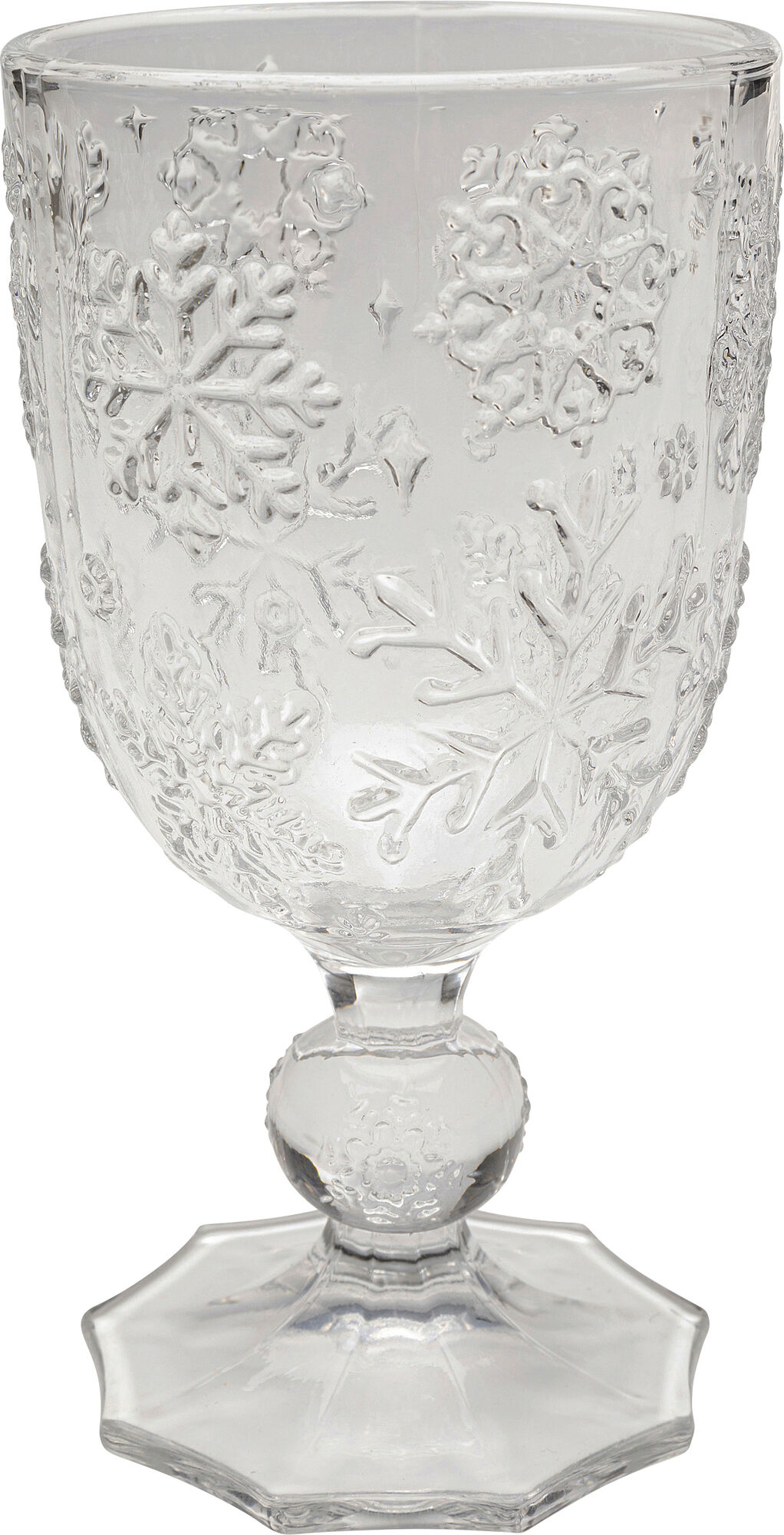 Čaša za vino Ice Flowers Clear – slika-1.