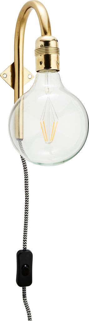 Kinkiet 17x23 cm mosiężny – obraz-1