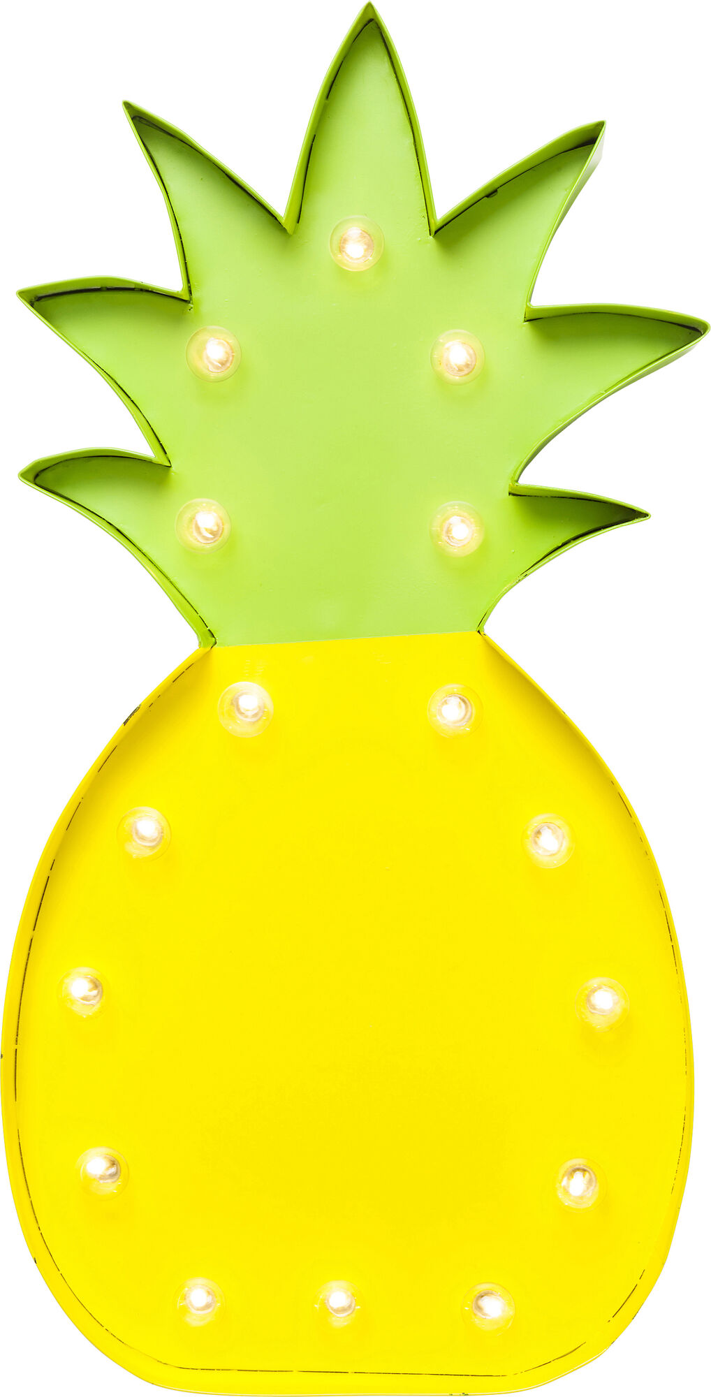 Kinkiet Ananas LED 31x61 cm żółty – obraz-1