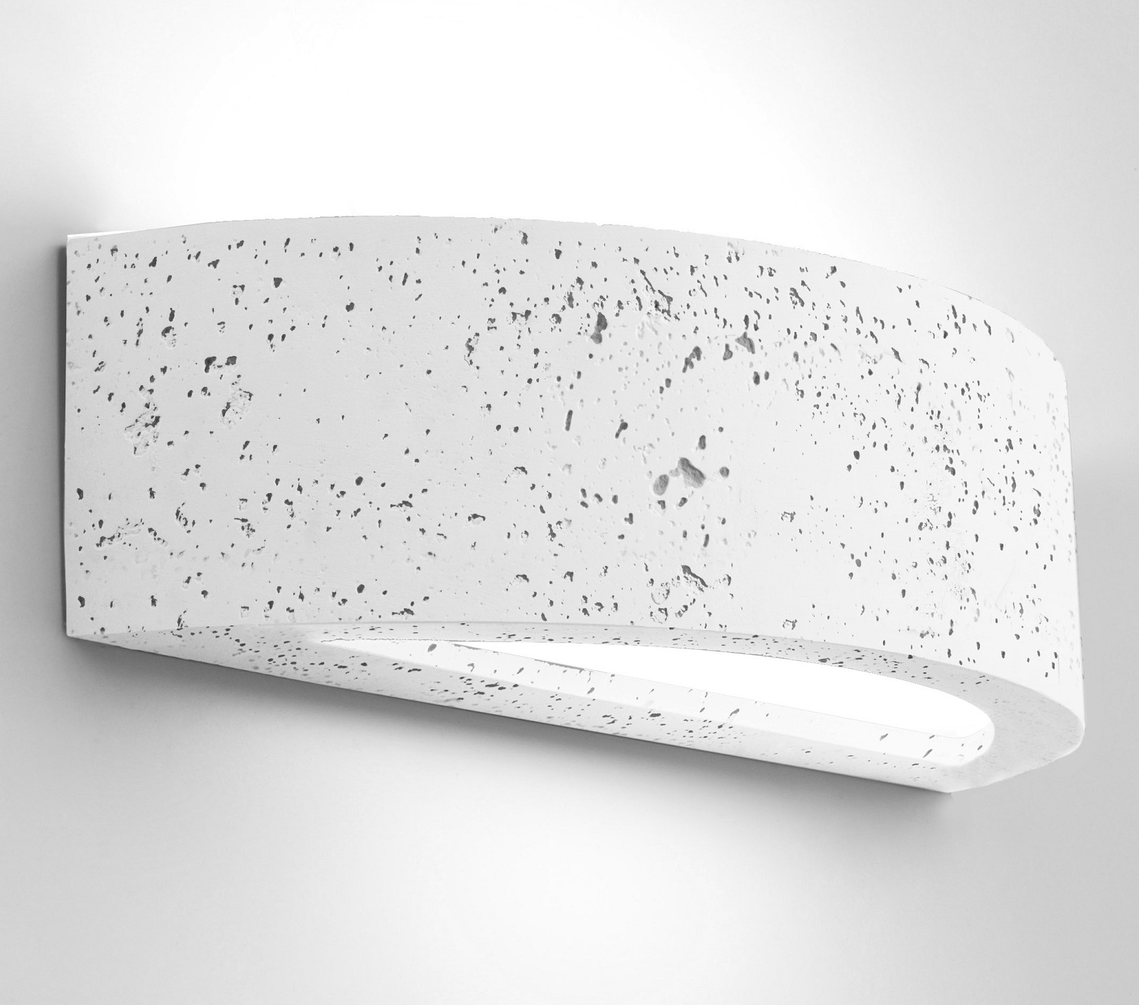 Kinkiet gipsowy biały 40x10 cm – obraz-1