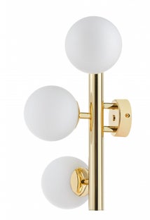 Kinkiet Cumulus 30x40 cm złoty-biały – obraz-1