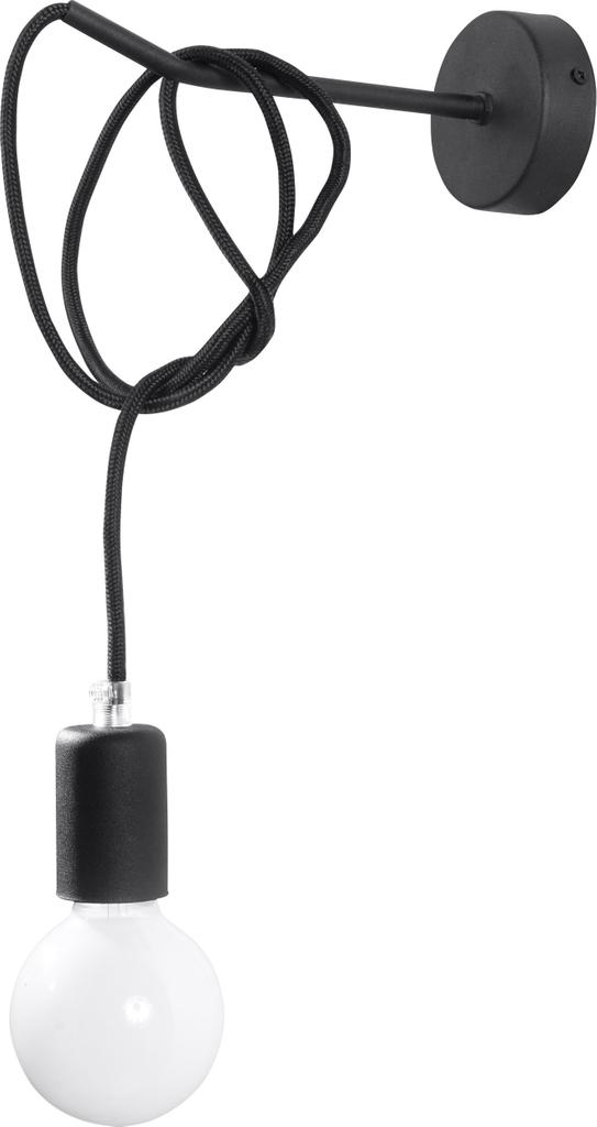 Kinkiet EDISON czarny – grafika-1.