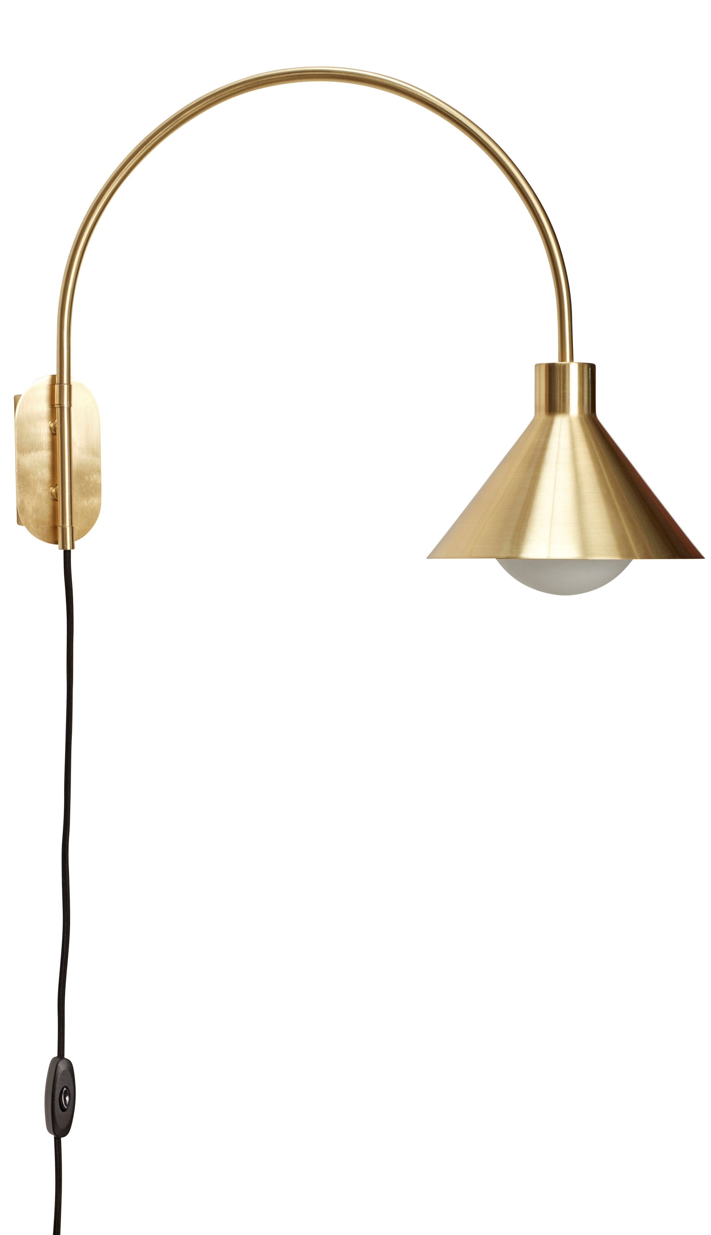 Kinkiet Esnu 55x40 cm mosiężny – obraz-1