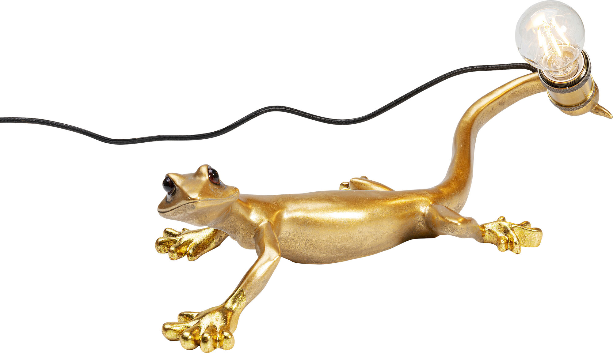 Kinkiet złoty gekon 20x48 cm – obraz-1