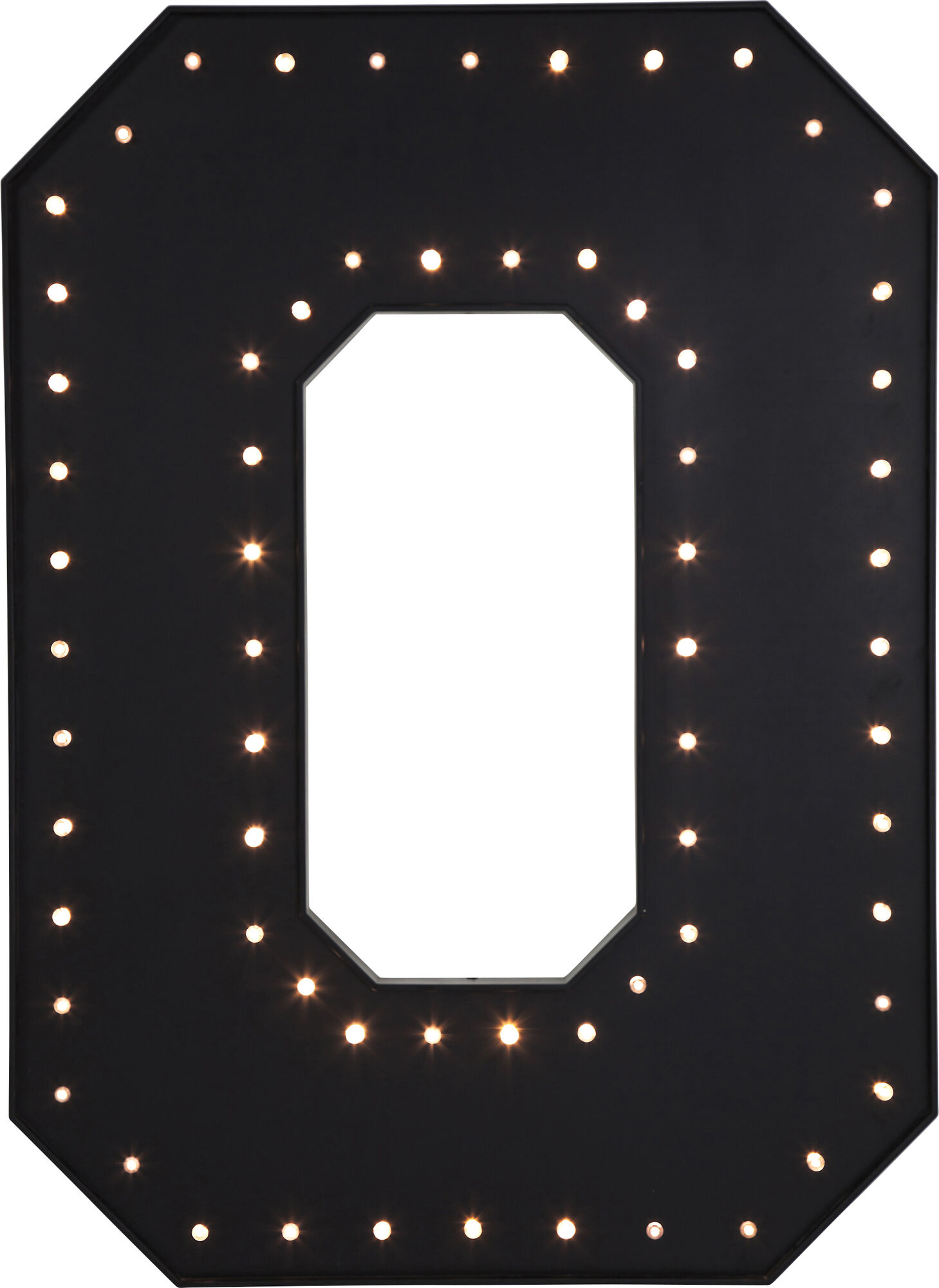 Kinkiet O LED 124x169 cm czarny – obraz-1