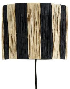 Kinkiet Ramin 25x21 cm naturalno-czarny – obraz-1