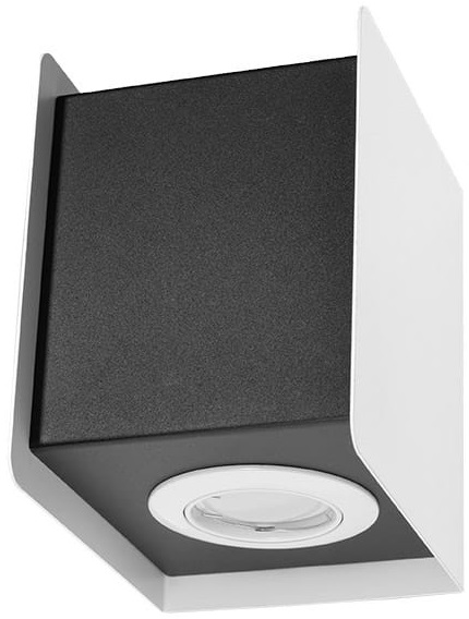 Kinkiet Stereo 2 15x13 cm biało-czarna – obraz-1