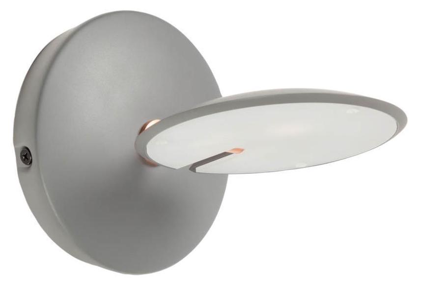 Lampa ścienna metalowa szara 12x12 cm – obraz-1