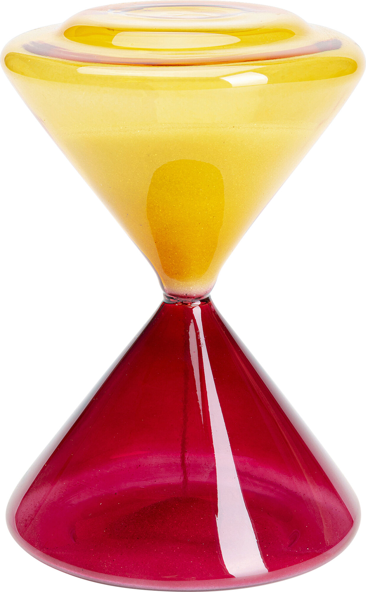 Klepsydra czerwona Ø12x18 cm – obraz-1