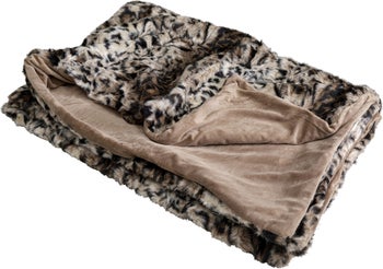 Koc miękki panterka futrzak 140x200 cm – obraz-1