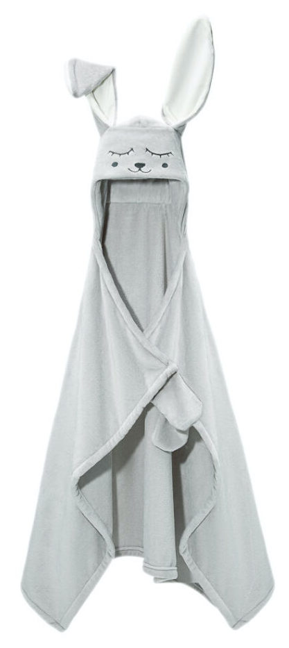 Koc z kapturem i uszami 115x150 cm Zając – obraz-1