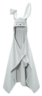 Koc z kapturem i uszami 115x150 cm Zając – obraz-1