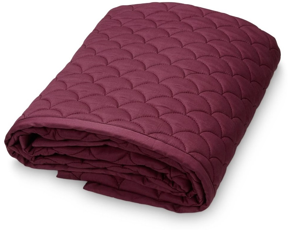 Kocyk dziecięcy Quilt 120x120 cm bordowy cam66039 » CamCam sfmeble.pl
