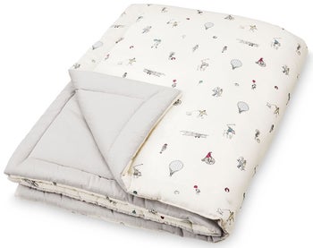 Kocyk dziecięcy Soft Holiday 90x120 cm beżowy – obraz-1