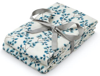 Kocyk muślinowy 68x76 cm Fiori (2-set) – obraz-1