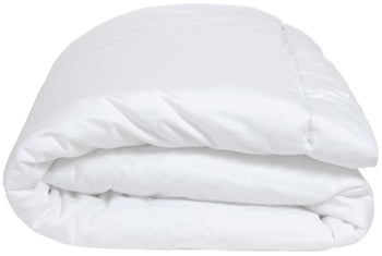 Kołdra bawełna biała 140x70 cm – obraz-1