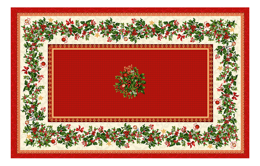 Коледедна покривка за маса GINGLE-3 135X215 см – изображение-1