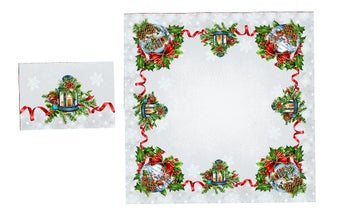 Коледен комплект LUCE 95x95+30x45 см – изображение-1