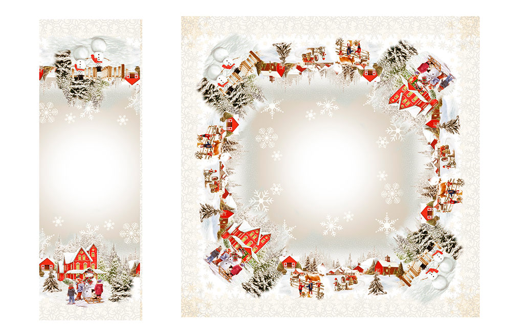 Коледен комплект REINE 95x95+35x95 см – изображение-1