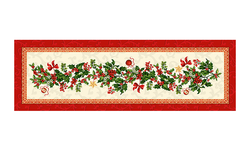 Коледен тишлайфер за маса GINGLE-3 40X135 см – изображение-1