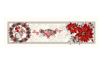 Коледен тишлайфер за маса KRIS 40X135 см – изображение-1