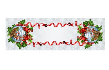 Коледен тишлайфер за маса LUCE 40X135 см – изображение-1