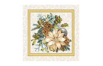 Коледна калъфка за въглавница BOUGIE 45X45 см – изображение-1