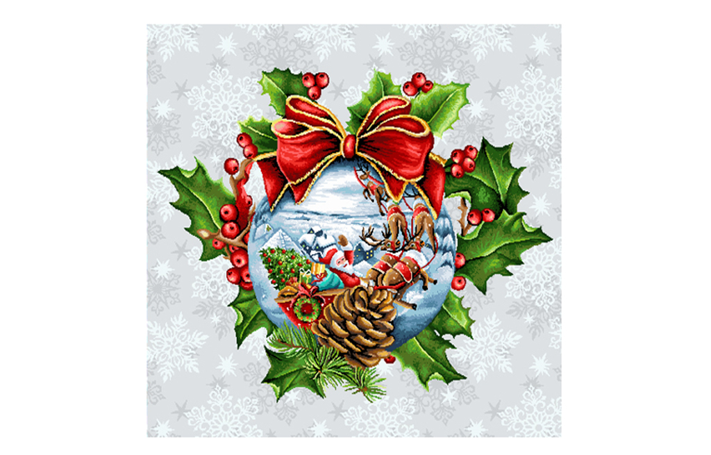 Коледна калъфка за въглавница LUCE 45X45 см – изображение-1