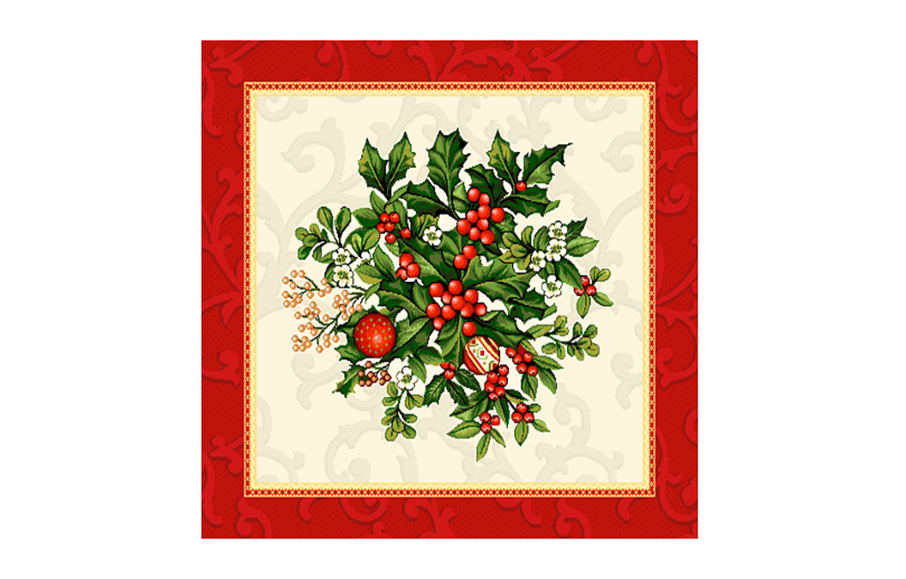 Коледна калъфка за възглавница GINGLE-3 45X45 – изображение-1