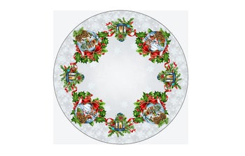 Коледна покривика за маса LUCE ф 135 см – изображение-1