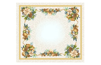 Коледна покривка за маса BOUGIE 115x135 см – изображение-1