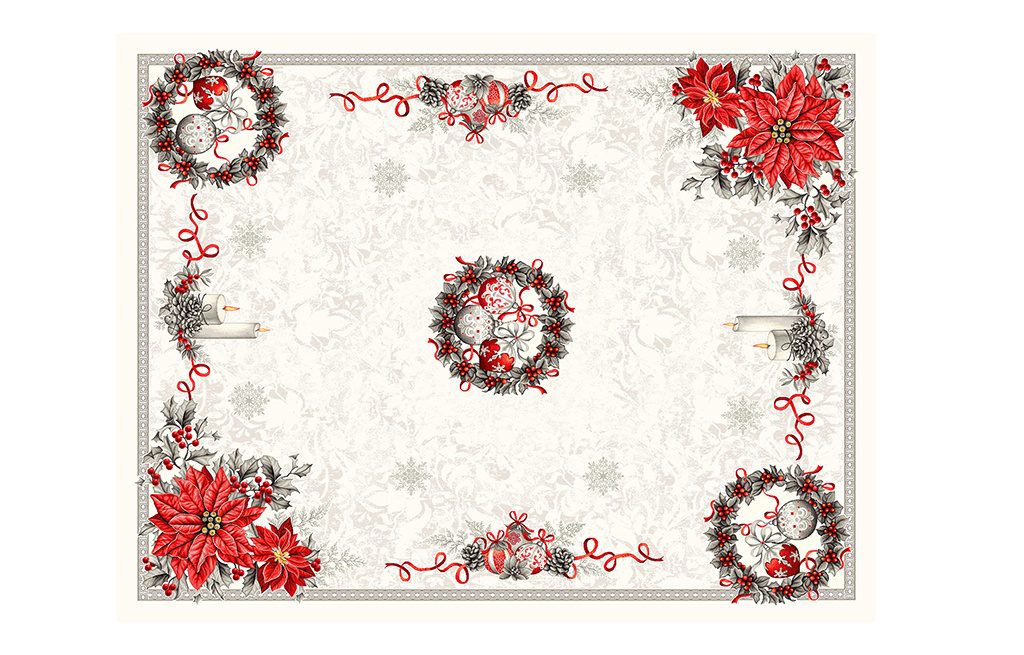 Коледна покривка за маса KRIS 135X175 см – изображение-1